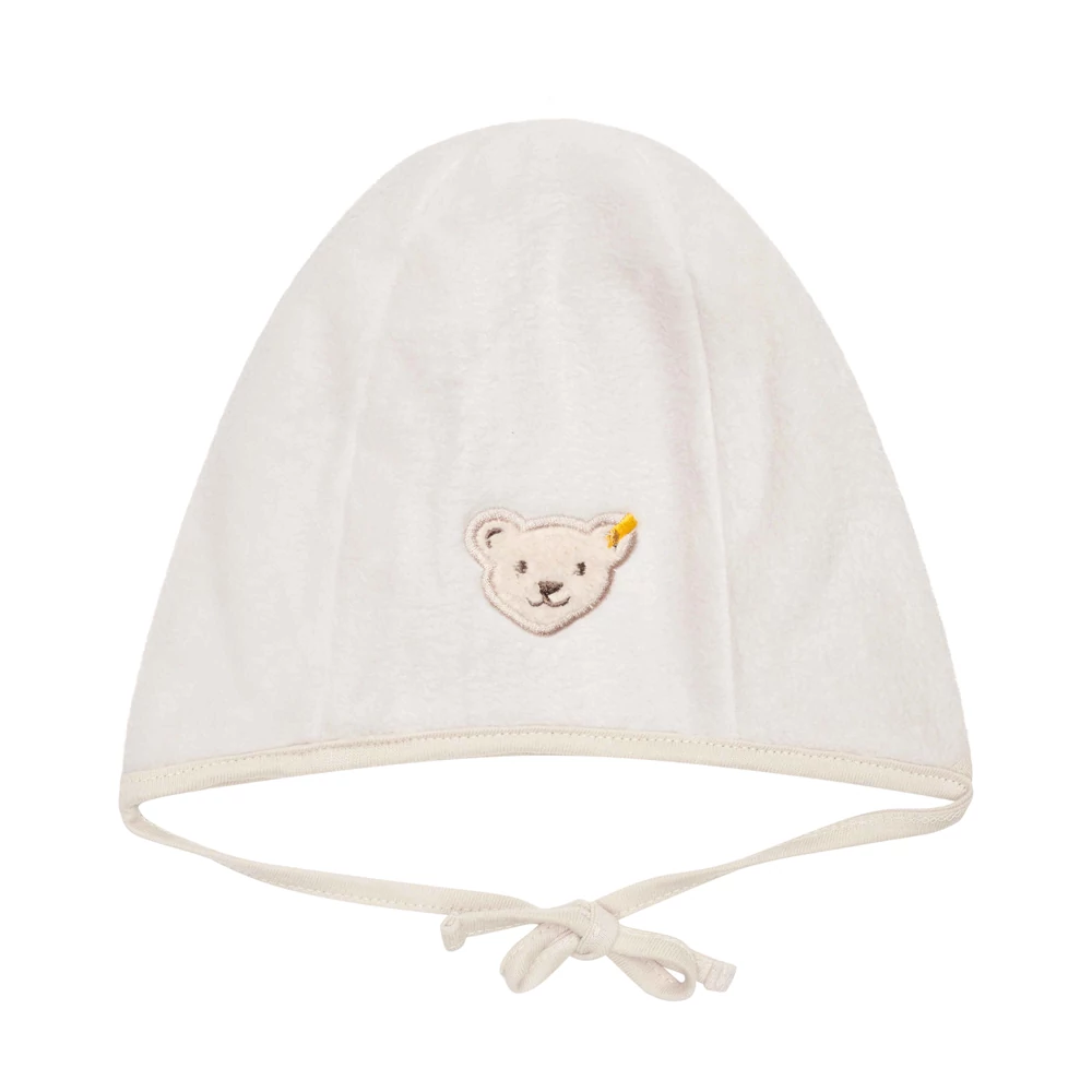 Steiff meleg babasapka újrahasznosított polár fleece anyagból - Basic kollekció bézs  | Bunny and Teddy