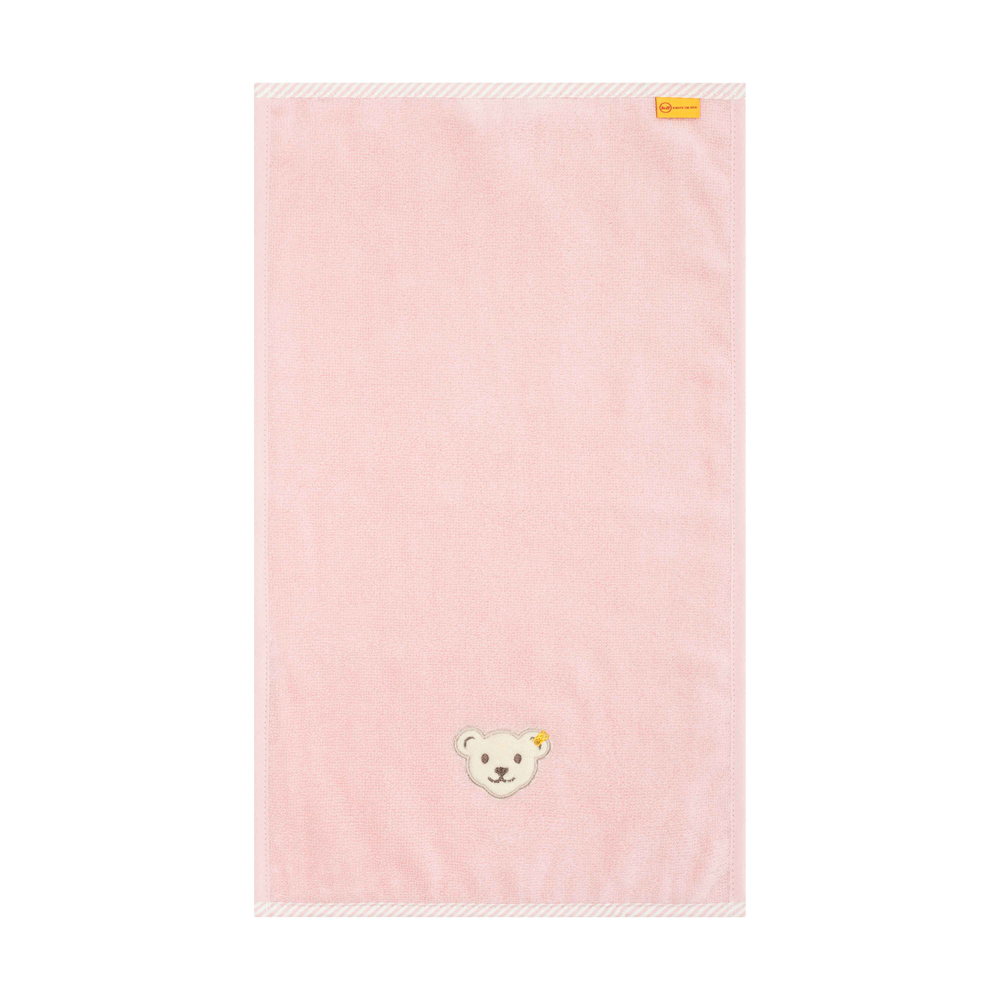 Steiff kéztörlő (kb 30cm x 50cm) - Basic kollekció világos rózsaszín  | Bunny and Teddy