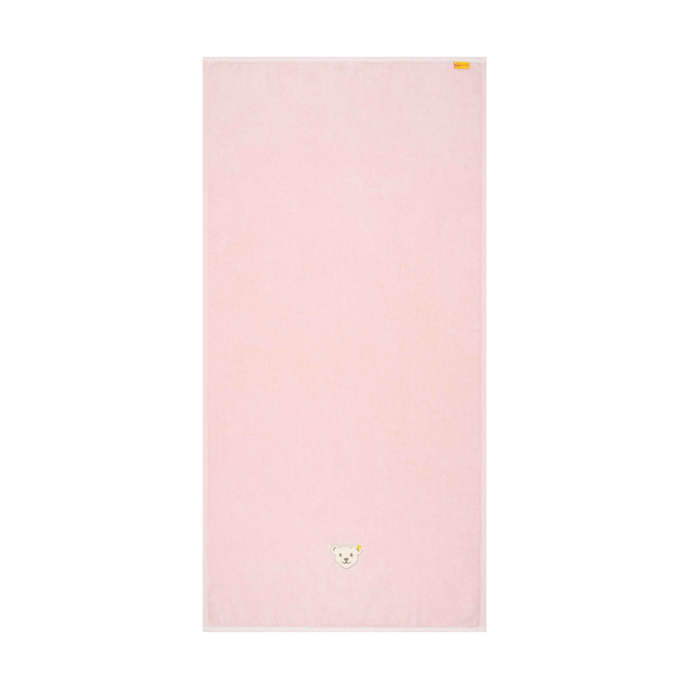 Steiff törölköző (kb 50cm x 100cm) - Basic kollekció világos rózsaszín  | Bunny and Teddy