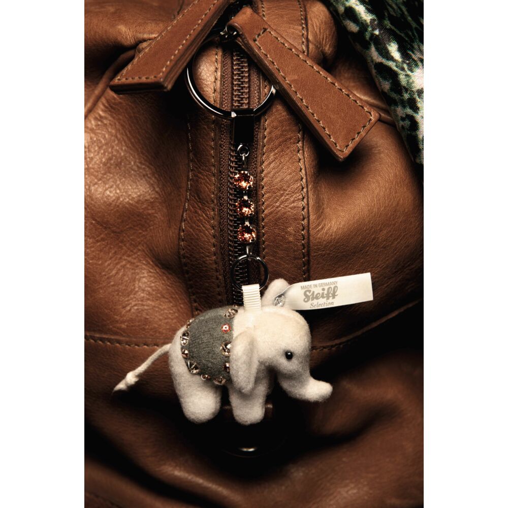 Steiff Elefánt kulcstartó - szürke - Bunny and Teddy