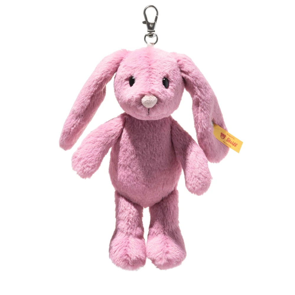 Hoppi nyuszi akasztó kulcstartó hátizsák dísz - szürke- Bunny and Teddy