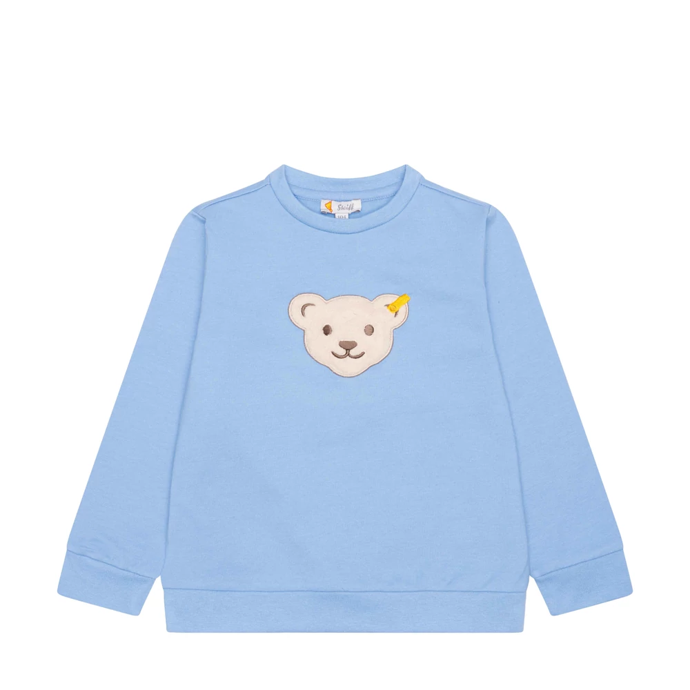 Steiff melegítő felső sípoló hangot kiadó macival az elején Mini Boys - Classic kollekció kék  | Bunny and Teddy