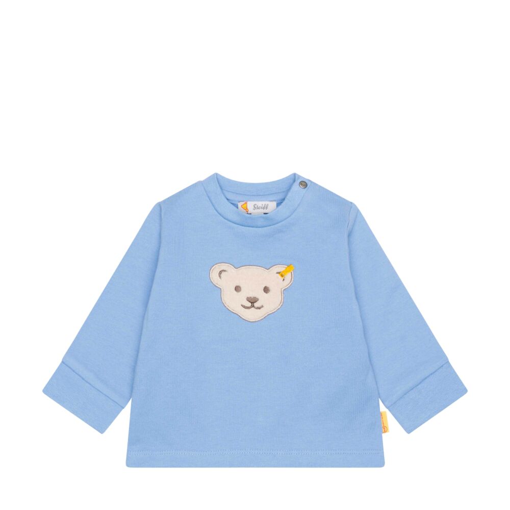 Steiff pamut pulóver Baby Boys - Classic kollekció kék  | Bunny and Teddy