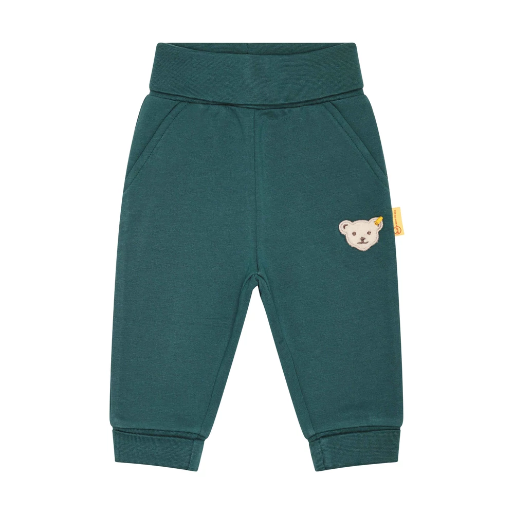 Steiff melegítő alsó pocakpánttal Baby Boys - Classic kollekció zöld  | Bunny and Teddy