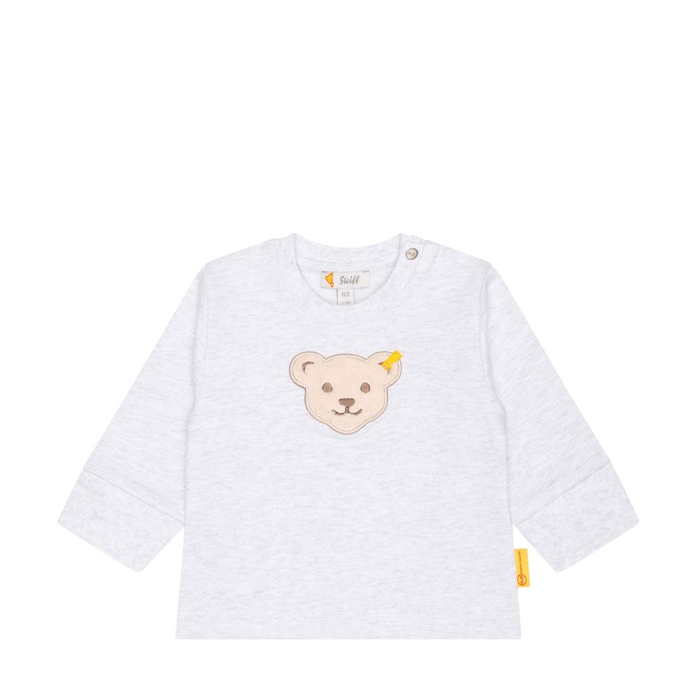 Steiff pamut pulóver, melegítő felső - Classic Basic kollekció szürke  | Bunny and Teddy