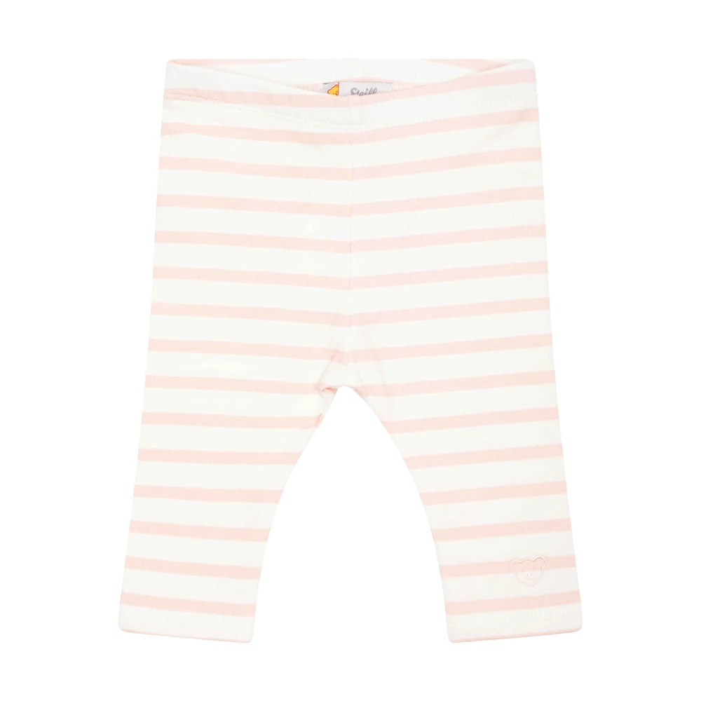 Steiff csíkos leggings Baby Girls - Classic kollekció világos rózsaszín  | Bunny and Teddy