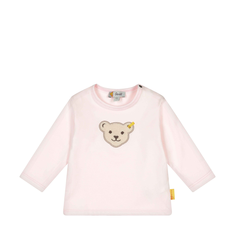 Steiff hosszú ujjú póló nagy macival rózsaszín  | Bunny and Teddy