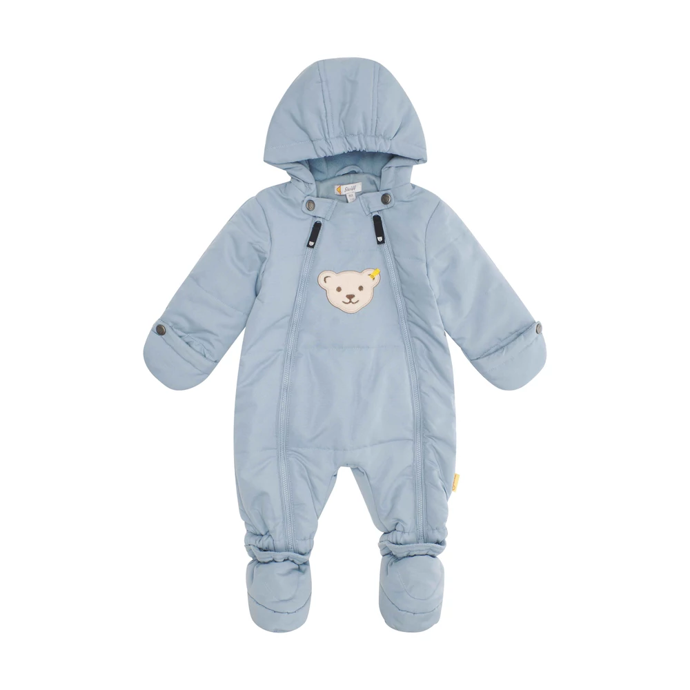 Steiff meleg bélelt egyrészes overál, síruha Baby Unisex - Classic kollekció világoskék  | Bunny and Teddy