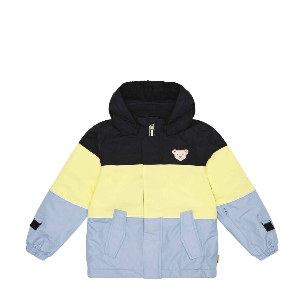 Steiff meleg bélelt overál felső, síkabát Mini Unisex - Classic kollekció sötétkék/fekete  | Bunny and Teddy