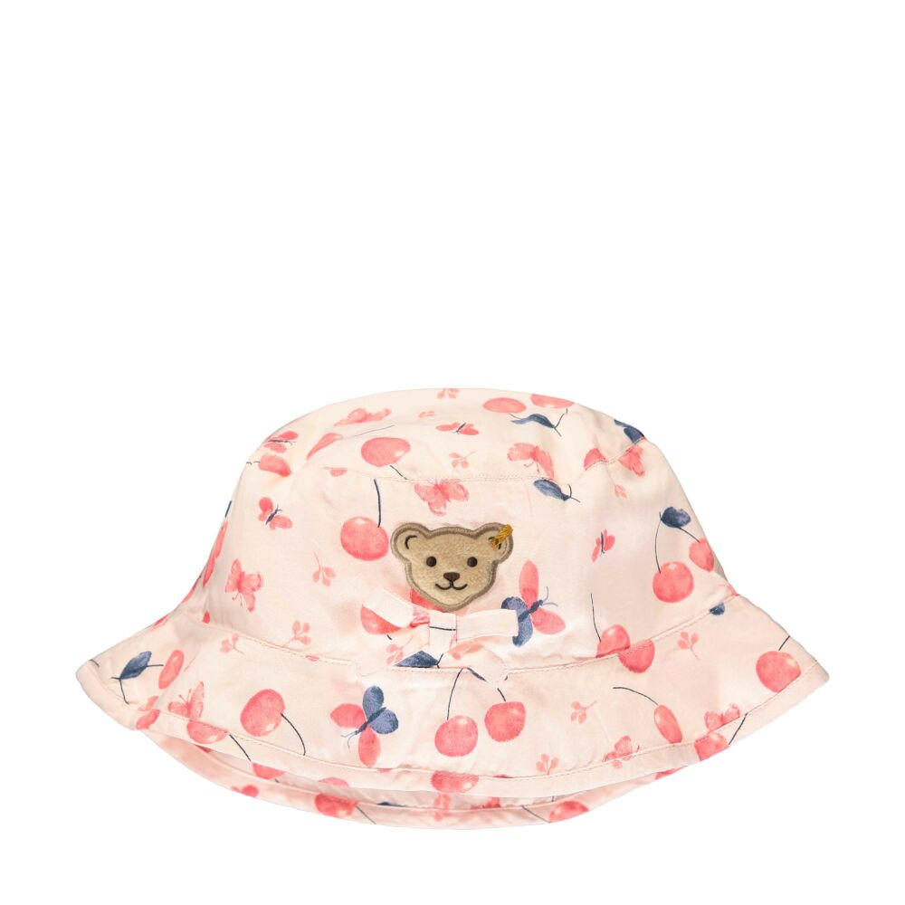 Steiff cseresznye mintás kalap - Sweet Cherry kollekió - világos rózsaszín - Bunny and Teddy