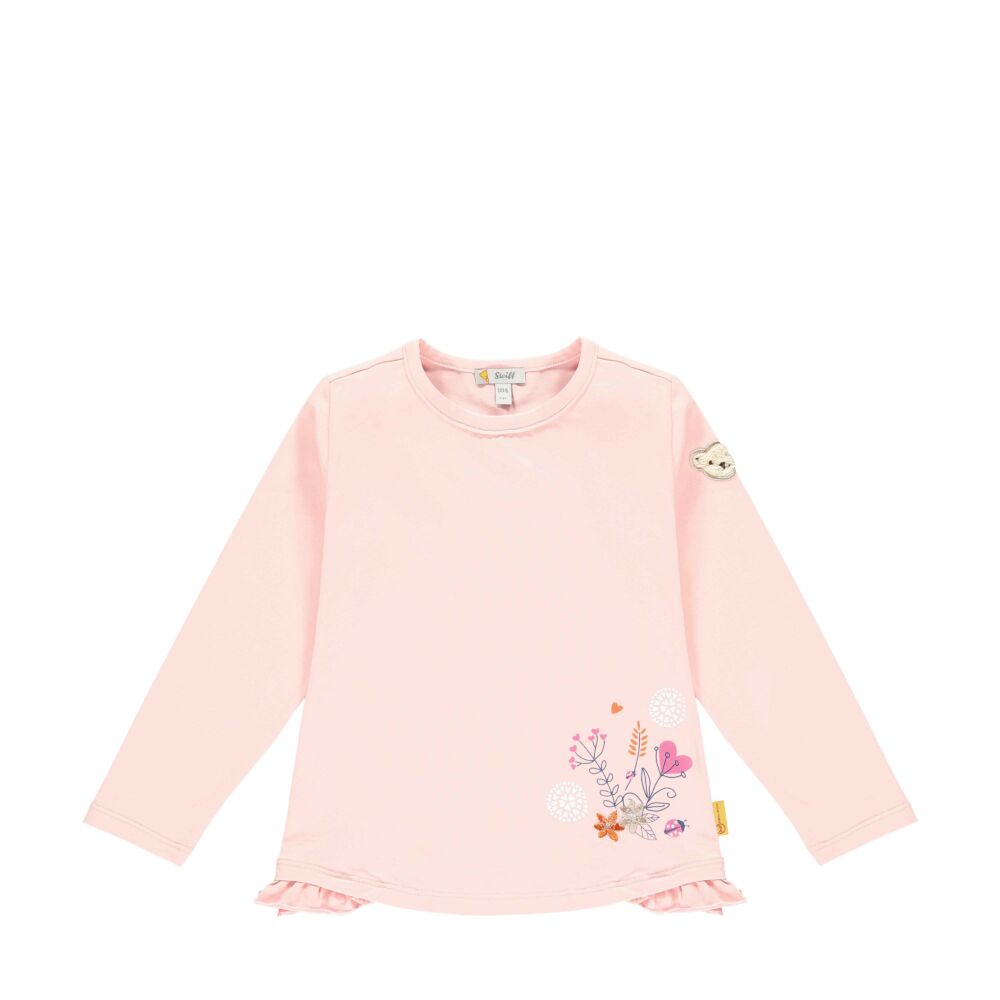 Steiff hosszú ujjú pamut póló- Mini Girls - Bugs Life kollekcó világos rózsaszín  | Bunny and Teddy