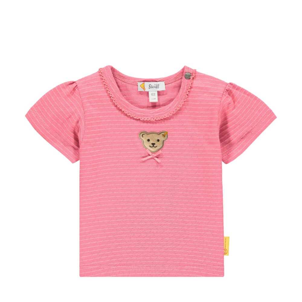 Steiff rövid ujjó póló masnival- Baby Girls - Bugs Life kollekcó rózsaszín  | Bunny and Teddy