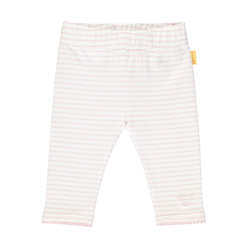 Steiff csíkos leggings- Baby Girls - Hello Summer kollekció rózsaszín  | Bunny and Teddy