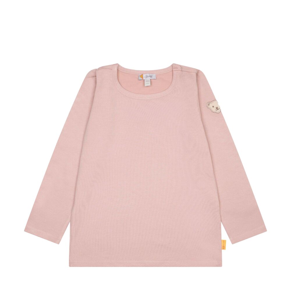 Steiff hosszú ujjú póló Mini Girls - Special Day kollekció rózsaszín  | Bunny and Teddy