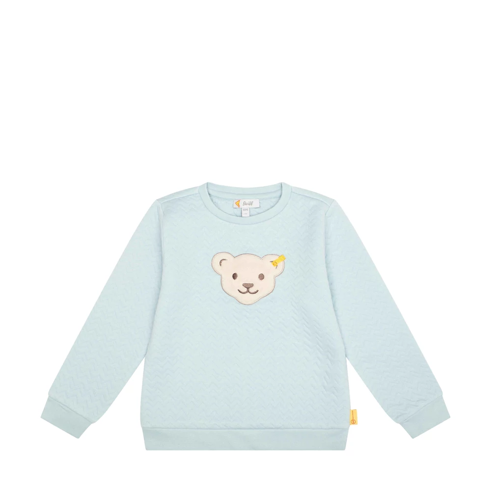 Steiff GOTS biopamut rövid ujjú boríték nyakú body - Basic kollekció krém  | Bunny and Teddy
