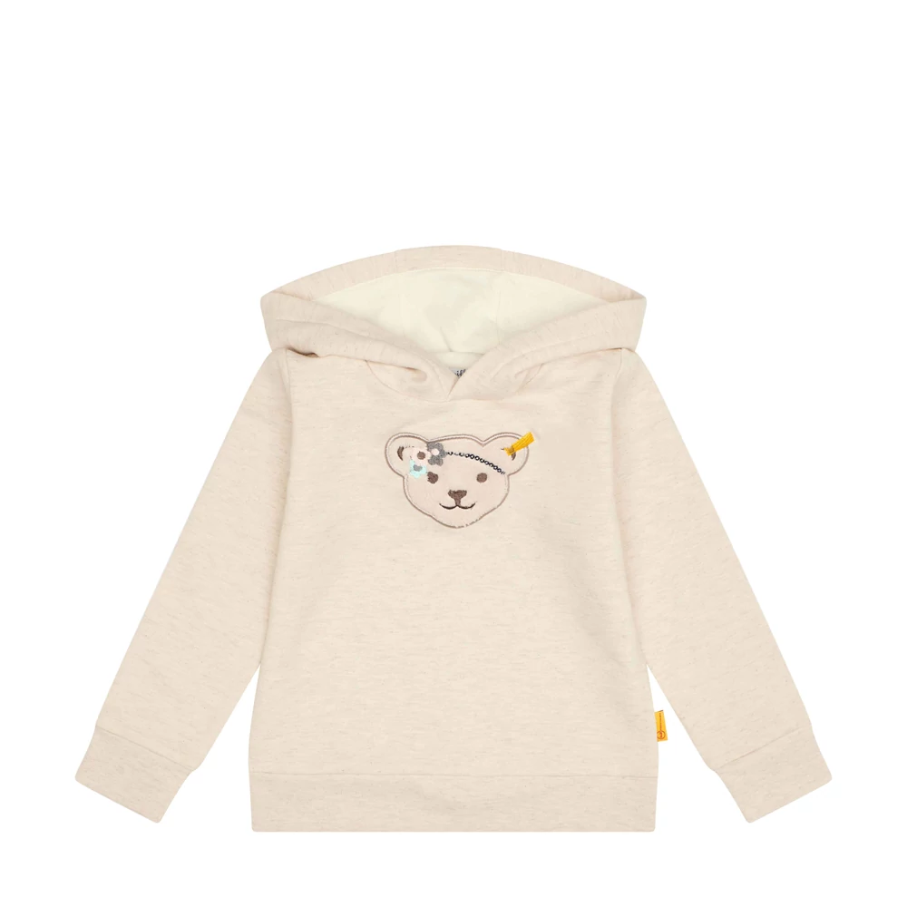 Steiff GOTS biopamut rövid ujjú boríték nyakú body - Basic kollekció krém  | Bunny and Teddy