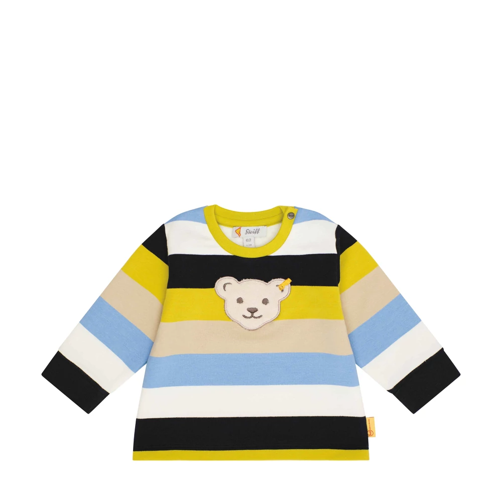 Steiff GOTS biopamut rövid ujjú boríték nyakú body - Basic kollekció krém  | Bunny and Teddy