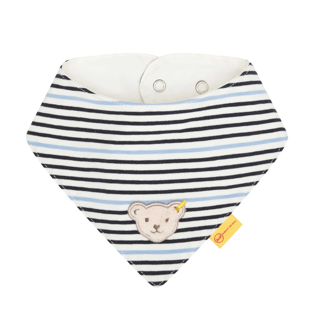 Steiff GOTS biopamut rövid ujjú boríték nyakú body - Basic kollekció krém  | Bunny and Teddy