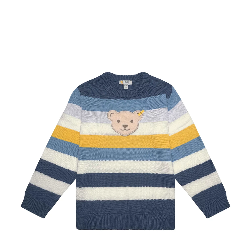 Steiff Steppelt mellény levehető kapucnival és BIONIC-FINISH®ECO impregnálással - Mini Boys - Wild a Heart kollekció kék  | Bunny and Teddy Steiff Steppelt mellény levehető kapucnival és BIONIC-FINISH®ECO impregnálással - Mini Boys - Wild a Heart kollekció kék  | Bunny and Teddy