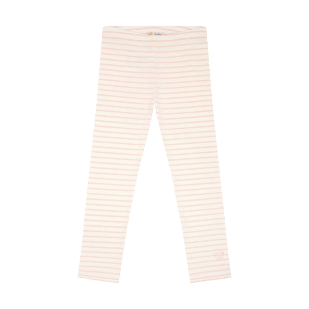 Steiff csíkos leggings - Mini Girls - Jungle Feeling  kollekció világos rózsaszín  | Bunny and Teddy