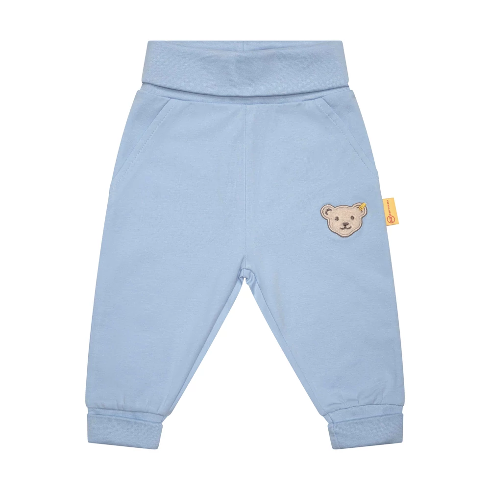 Steiff pocakpántos melegítő alsó - Baby Boys - Elephant Ride kollekció világoskék  | Bunny and Teddy