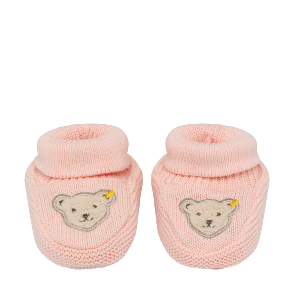 Steiff kötött baba cipő tutyi - Baby Girls - Jungle Feeling  kollekció világos rózsaszín  | Bunny and Teddy