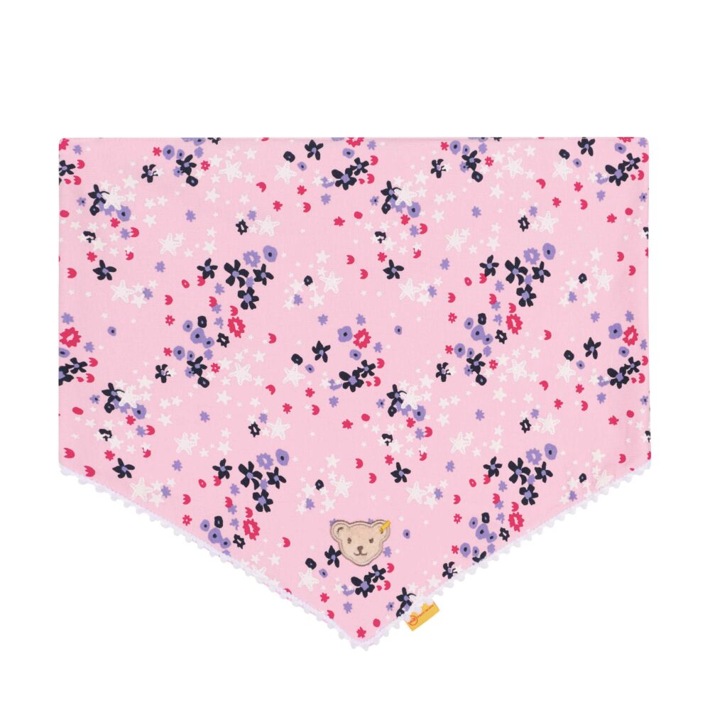 Steiff mindkét oldalán hordható sál, kendő - Mini Girls - Beach Please kollekció rózsaszín  | Bunny and Teddy