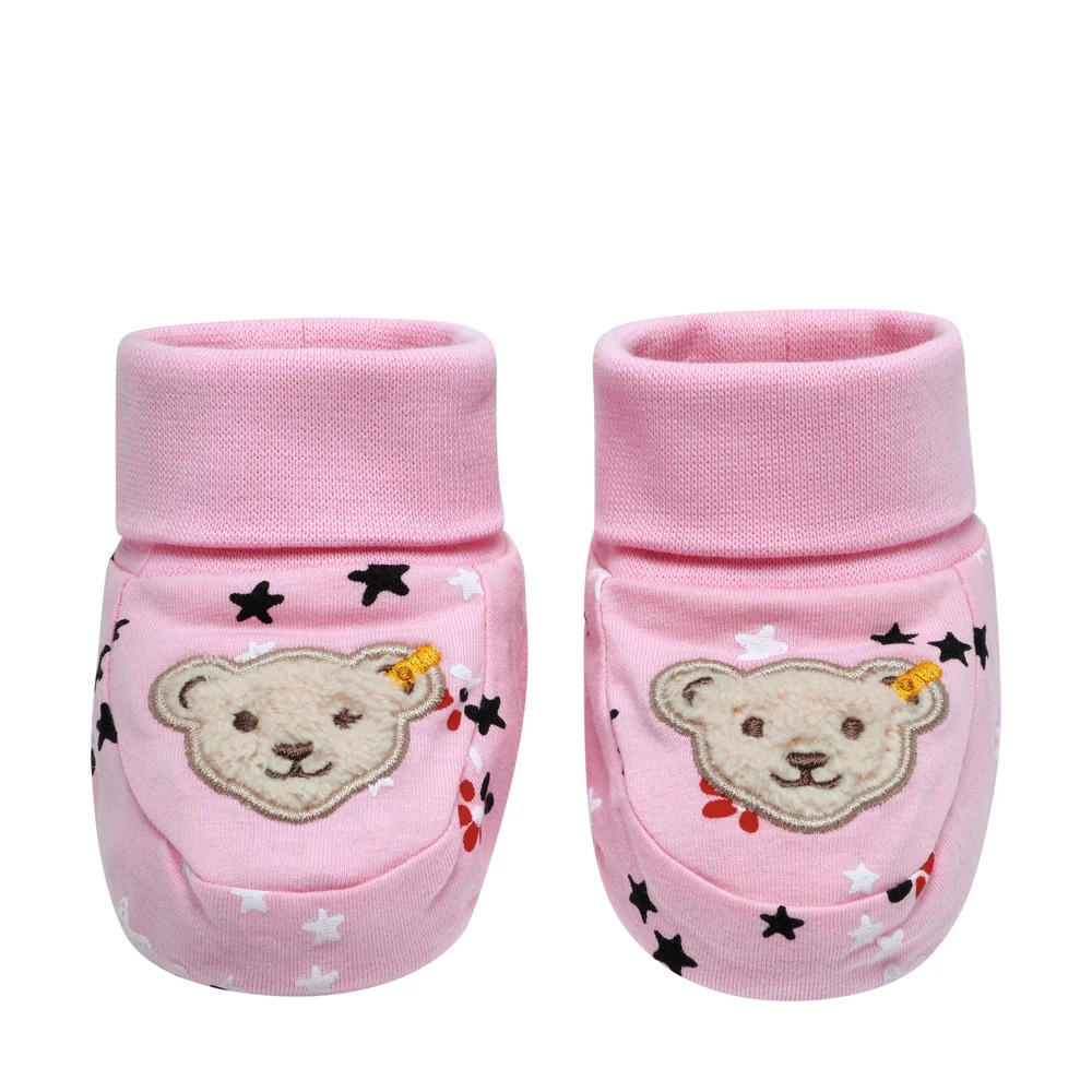 Steiff csillag mintás babacipő, tutyi - Baby Girls - Beach Please kollekció rózsaszín  | Bunny and Teddy