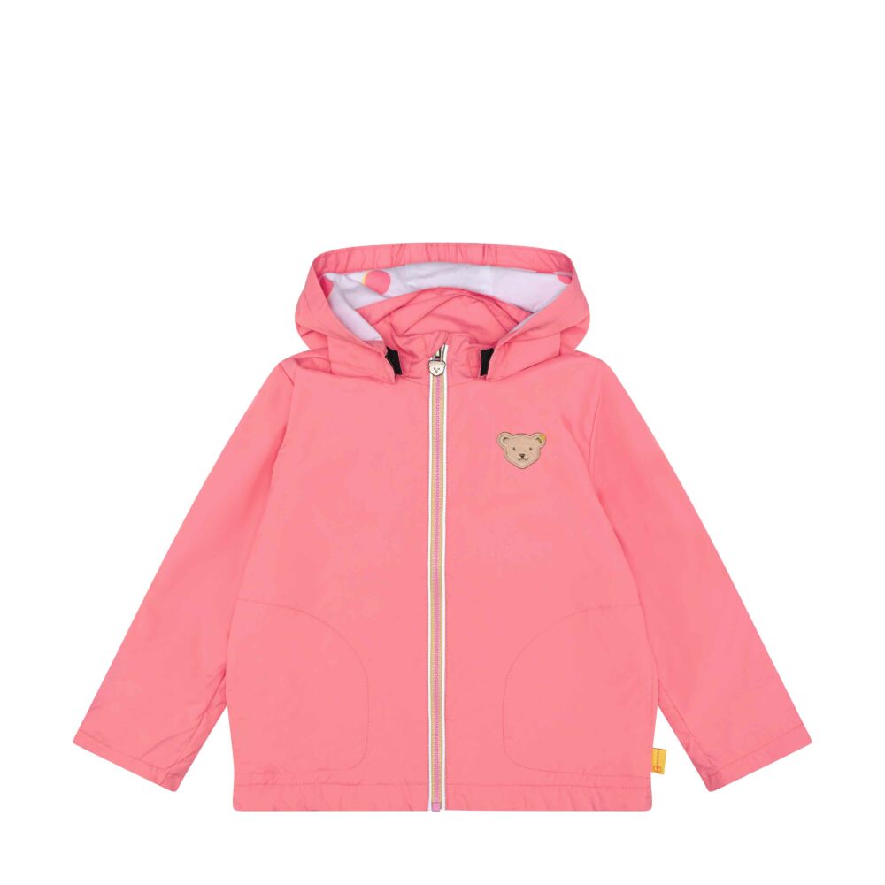 Steiff esőkabát, nyári kabát BIONIC-FINISH®ECO impregnálással - Mini Girls - Garden Party kollekció rózsaszín  | Bunny and Teddy