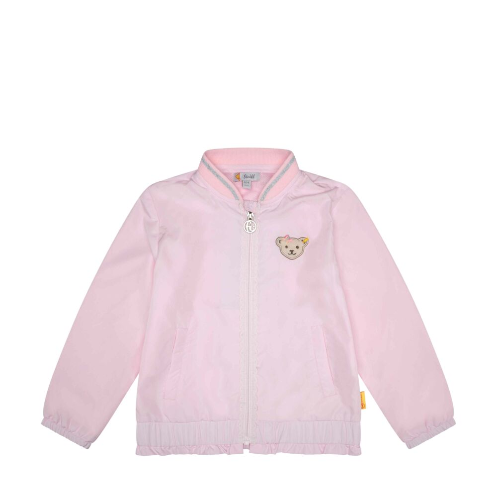 Steiff vékony tavaszi-nyári kabát BIONIC-FINISH®ECO impregnálással - Mini Girls - Garden Party kollekció világos rózsaszín  | Bunny and Teddy