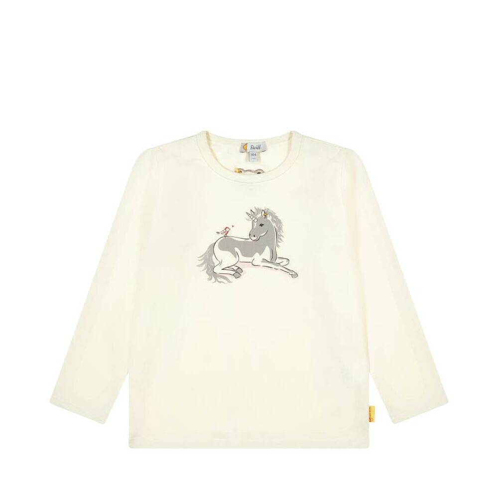 Steiff hosszú ujjú póló-Mini Girls Unicorn kollekció krém  | Bunny and Teddy