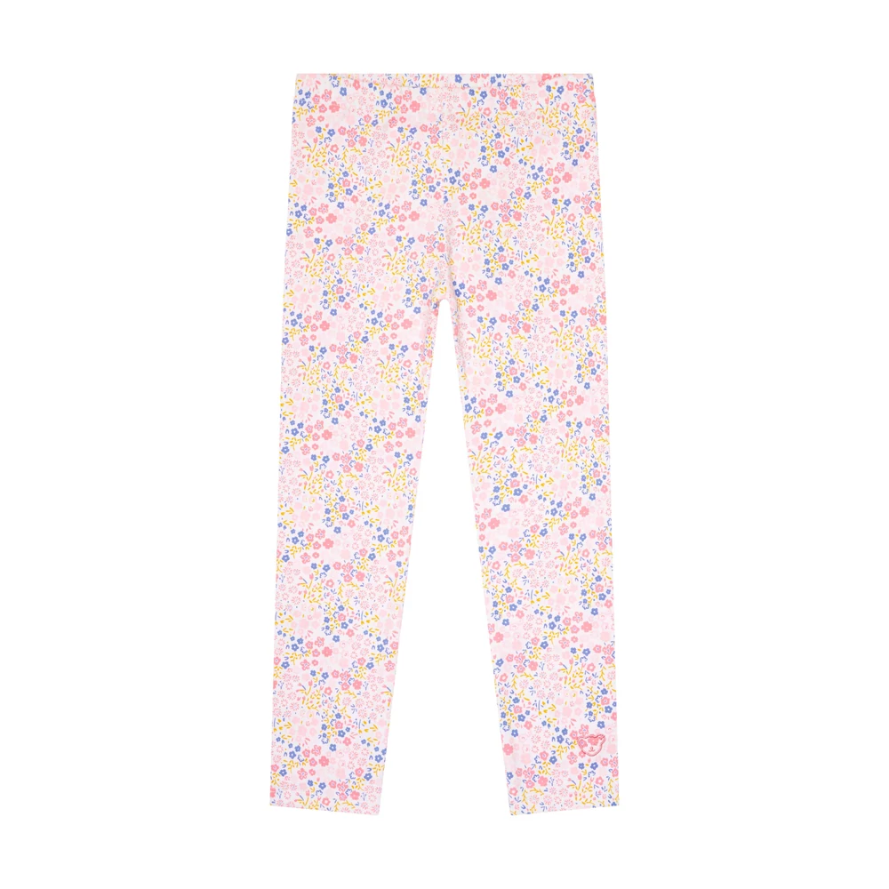 Steiff virágos leggings - Mini Girls - Serendipity kollekció fehér  | Bunny and Teddy