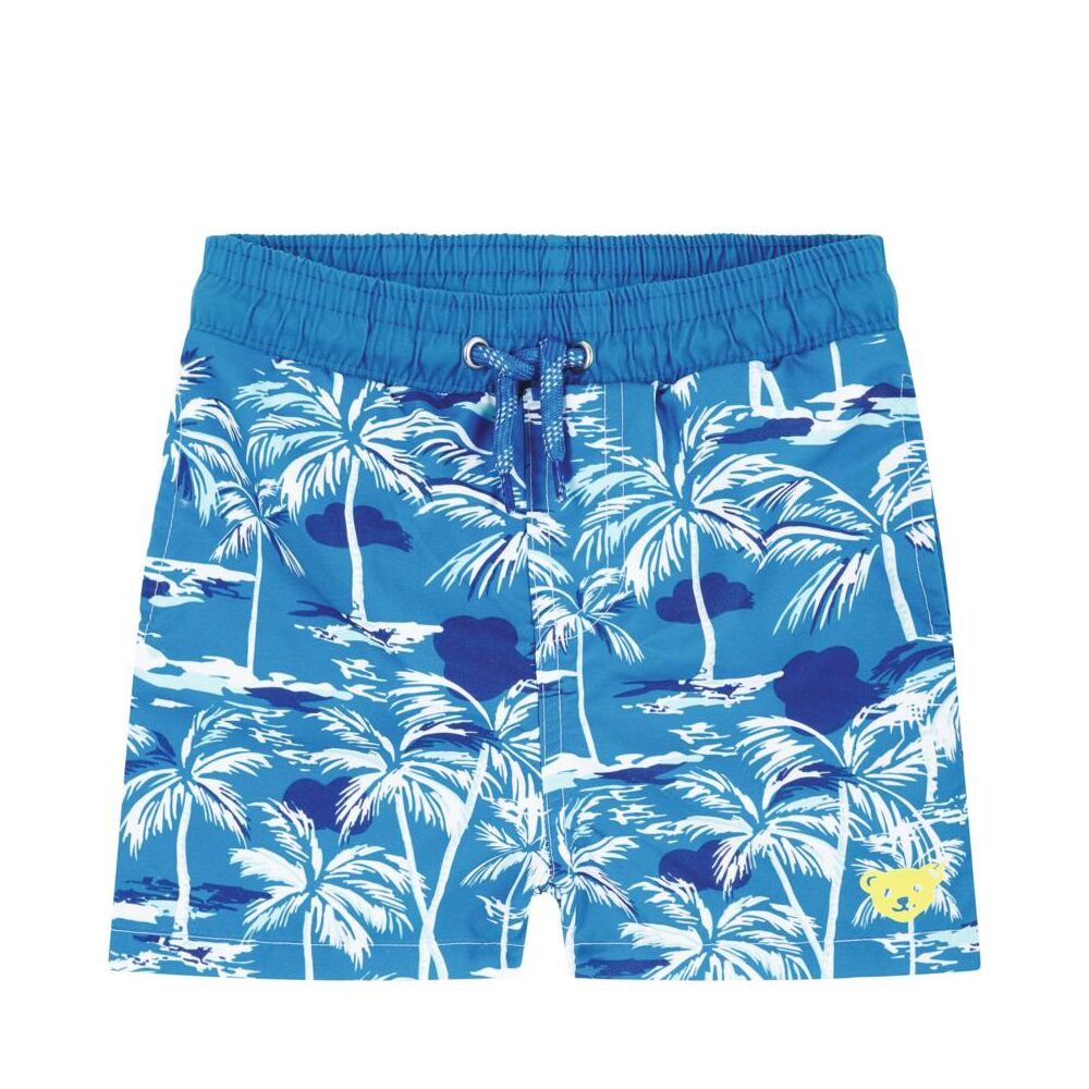 Steiff csíkos fürdő short UPF50+ - Mini Boys - Swimwear 2023 kollekció kék  | Bunny and Teddy