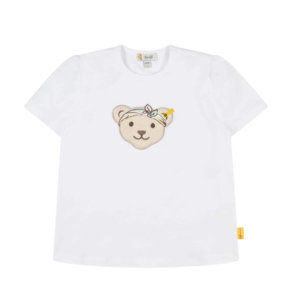 Steiff rövid ujjú póló  - Mini Girls - California Dream kollekció fehér  | Bunny and Teddy Steiff rövid ujjú póló  - Mini Girls - California Dream kollekció fehér  | Bunny and Teddy