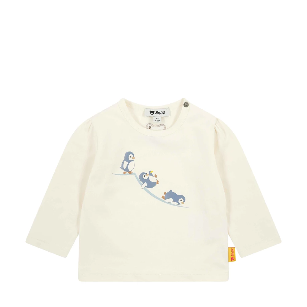 Steiff hosszú ujjú póló - Baby Girls - Nordicland kollekció krém  | Bunny and Teddy Steiff hosszú ujjú póló - Baby Girls - Nordicland kollekció krém  | Bunny and Teddy