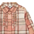 Steiff kockás hosszú ujjú blúz - Mini Girls - Western Core kollekció
