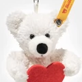 Steiff Lotte Teddy maci szívecskés kulcstartó