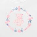 Steiff nyomott mintás rövid ujjú baba póló kislányoknak - Bear & Cherry kollekció