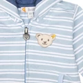 Steiff csíkos elől cipzáros kapucnis rugdalózó - Baby Boys - Elephant Ride kollekció Steiff csíkos elől cipzáros kapucnis rugdalózó - Baby Boys - Elephant Ride kollekció