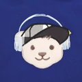 Steiff kapucnis pulóver, melegítő felső Mini Boys - Red Panda