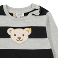 Steiff csíkos pamut pulóver Baby Boys Red Panda