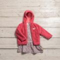 Steiff kapucnis műszőrme kabát  - Swan Lake mini girls kollekció