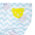 Steiff cikkcakk mintás fürdőpelenka / úszópelenka UPF50+ - Baby Boys - Swimwear 2023 kollekció