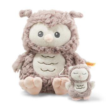 Steiff Ollie felhúzható zenélő bagoly - Soft Cuddly Friends kollekció - rózsaszín - Bunny and Teddy