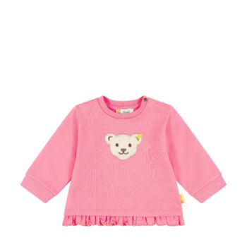 Steiff pamut pulóver Baby Girls - Classic kollekció világos rózsaszín  | Bunny and Teddy