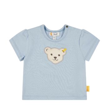 Steiff rövid ujjú póló  - Classic 24SS kollekció világos kék  | Bunny and Teddy