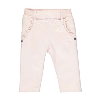 Steiff puha pamut baba nadrág kislányoknak - Bear & Cherry kollekció - világos rózsaszín - Bunny and Teddy