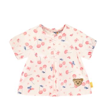 Steiff cseresznye mintás tunika blúz kislányoknak - Bear & Cherry kollekció - világos rózsaszín - Bunny and Teddy