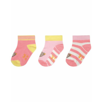 Steiff zokni csomag - Mini kollekció-rózsaszín-Bunny and Teddy