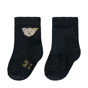 Steiff zokni  sötétkék/fekete  | Bunny and Teddy